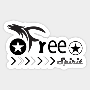 Free Spirit (version 2) Sticker